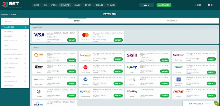 Một vài câu hỏi liên quan về rút tiền 22bet