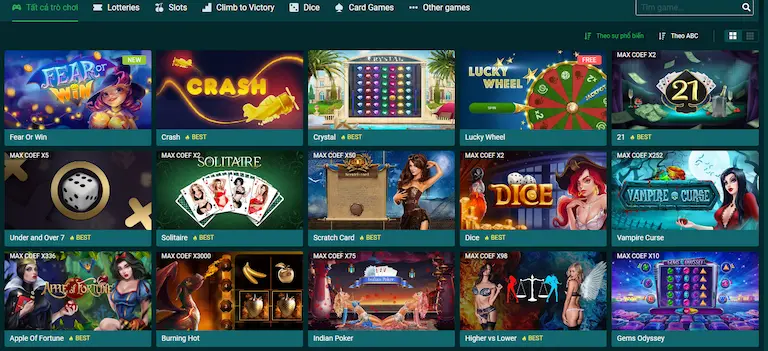 Giới thiệu cơ bản về sảnh 22bet trò chơi 