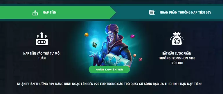 Cash splash vào thứ tư!