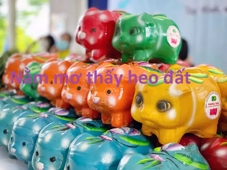 Mơ thấy con heo đất 